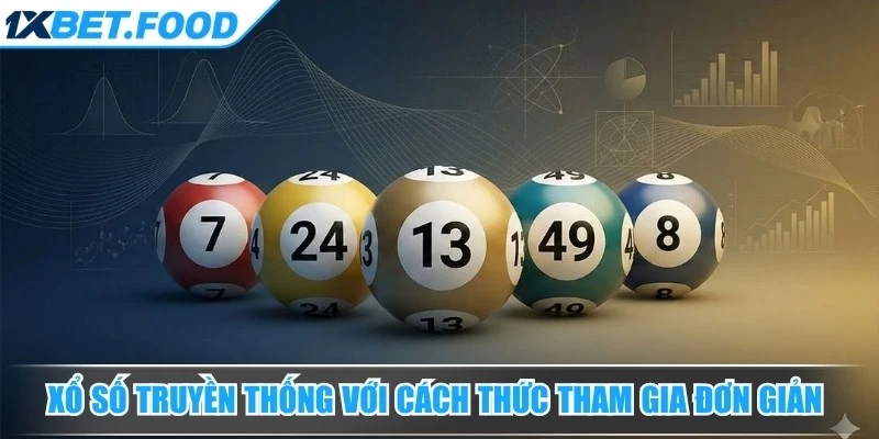 Xổ số truyền thống với cách thức tham gia đơn giản và dễ tiếp cận